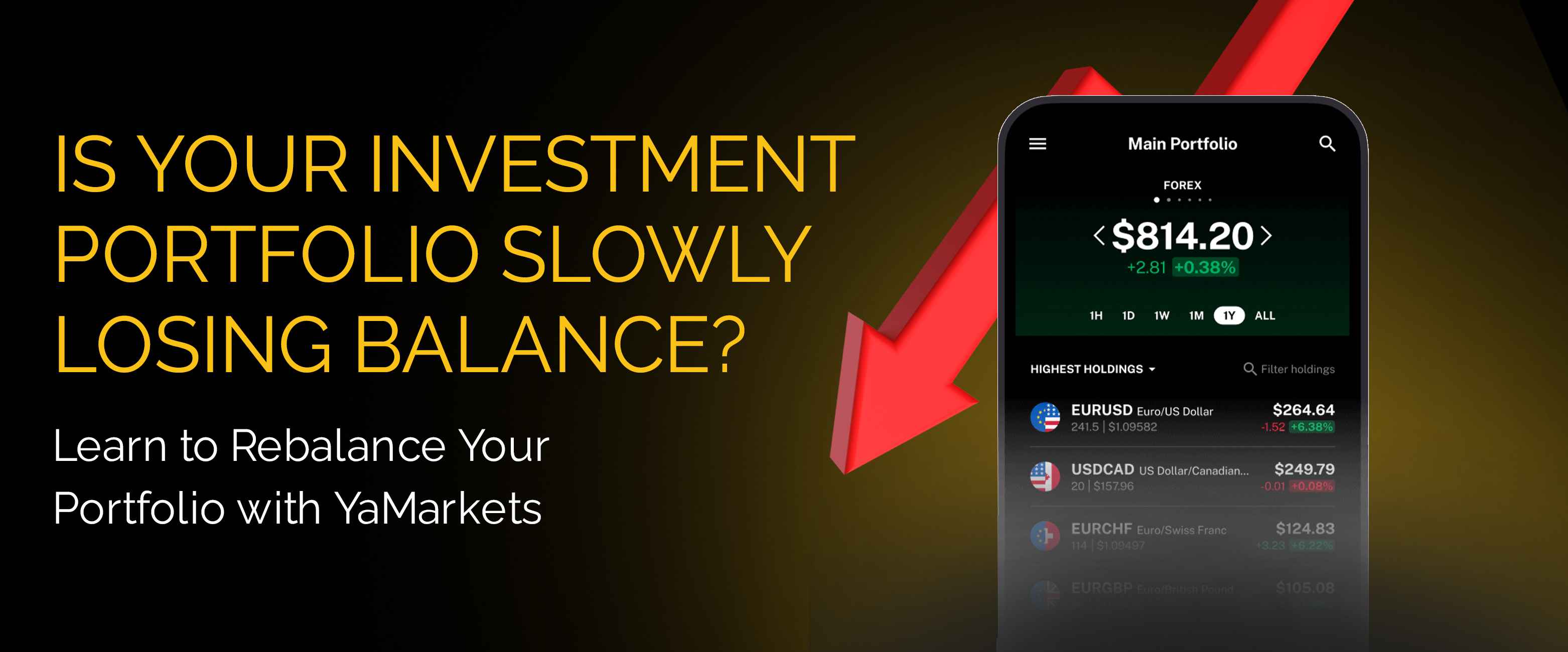 Is Your Investment Portfolio Slowly Losing Balance? Learn to Rebalance Your Portfolio with YaMarkets