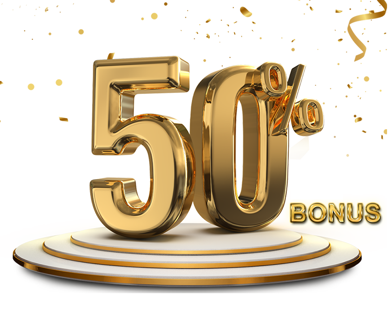  50% Bonus for New Clients